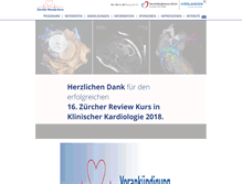 Tablet Screenshot of kardiologie-review.ch